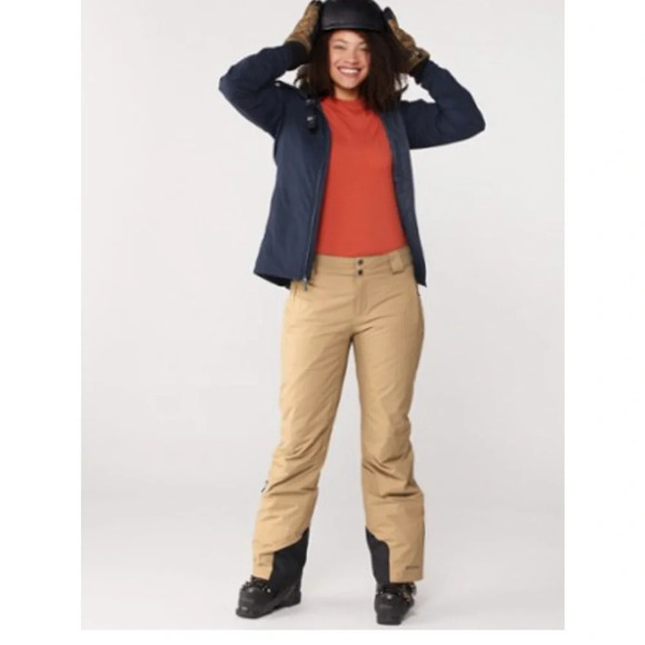 Columbia Women's M Medium Bugaboo Omni-Heat Snow Ski Pants NWT Tan Snowboarding - Picture 9 of 14